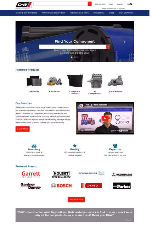 D-W-Diesel Homepage 1440px