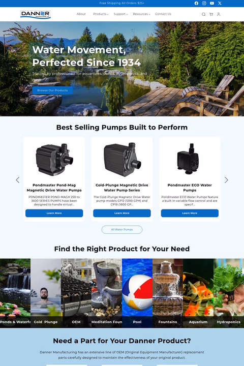 Danner-Manufacturing Homepage 1440px