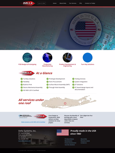 Della-Systems Homepage 1440px