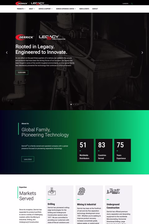 Derrick Homepage 1440px