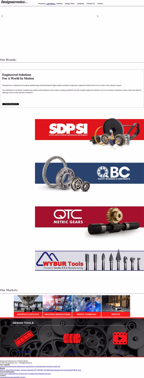 Designatronics Homepage 1440px
