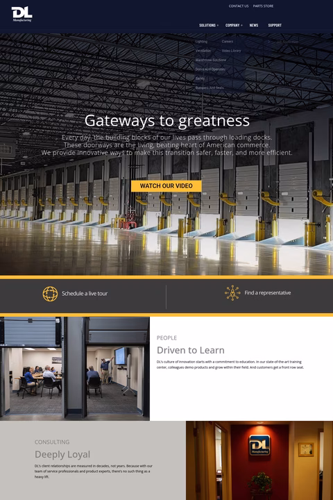 Dl-Manufacturing Homepage 1440px