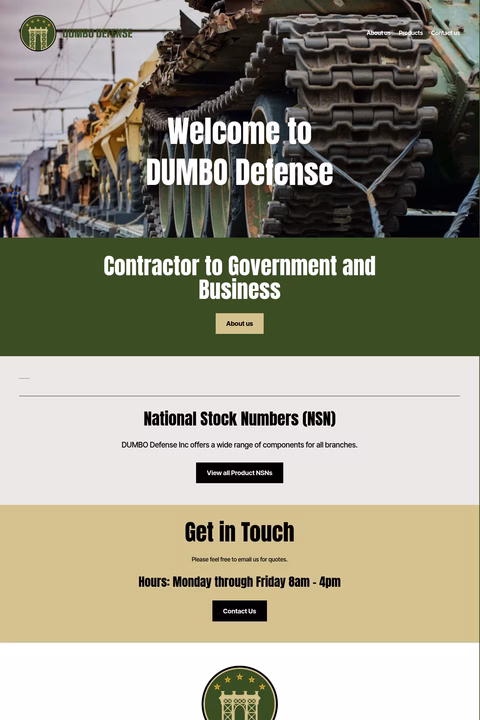 Dumbo-Defense Homepage 1440px