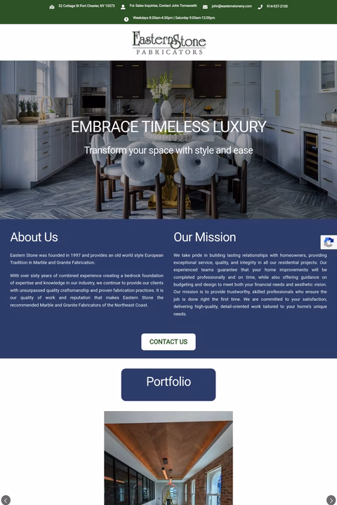 Eastern-Stone-Fabricators Homepage 1440px