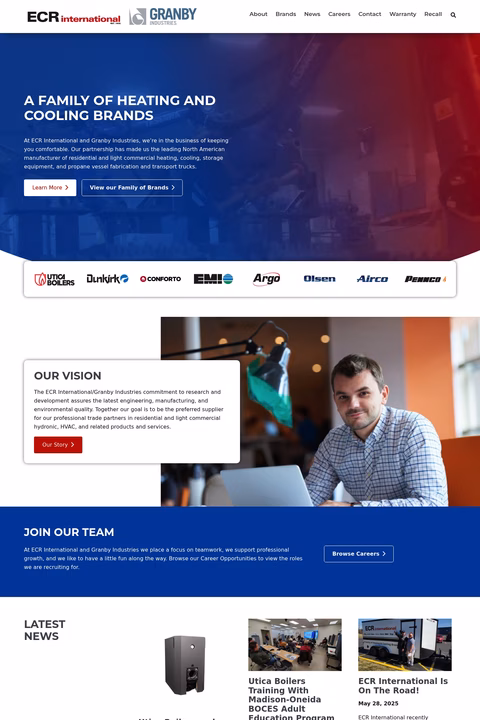 Ecr-International Homepage 1440px
