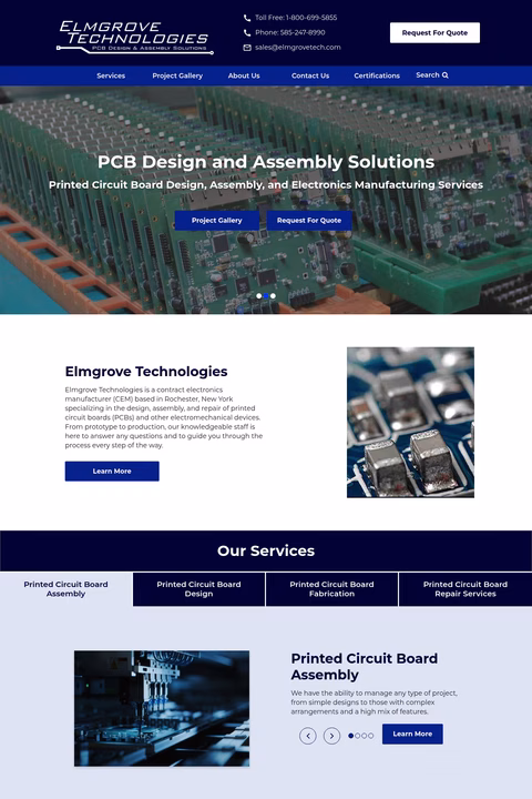 Elmgrove-Technologies Homepage 1440px