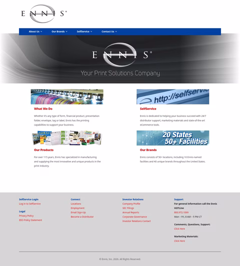Ennis-Inc Homepage 1440px