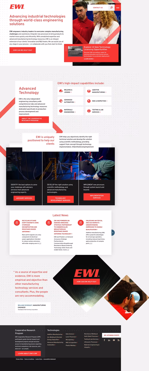 Ewi Homepage 1440px