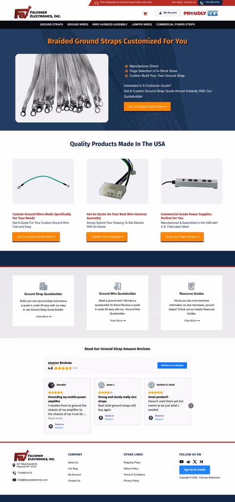 Falconer-Electronics Homepage 1440px