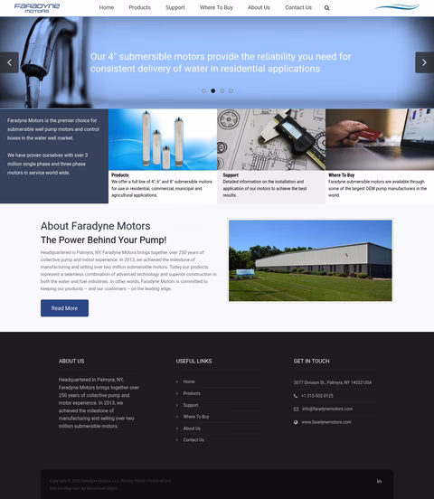 Faradyne-Motors Homepage 1440px