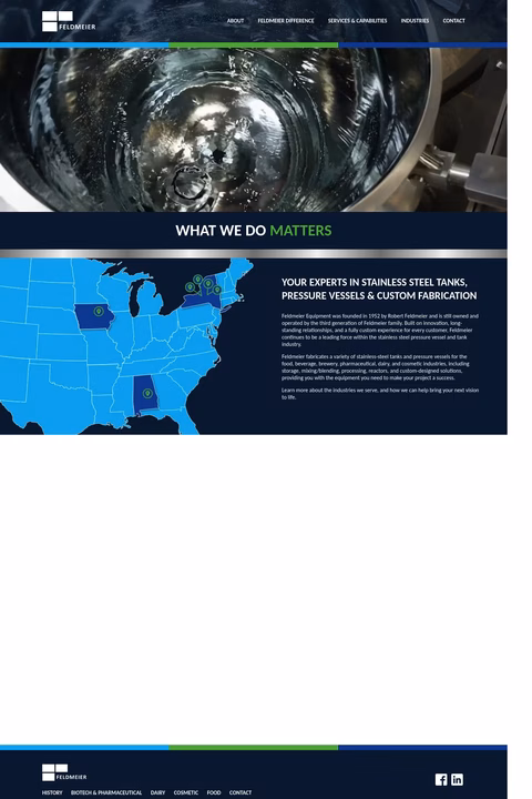 Feldmeier-Equipment Homepage 1440px