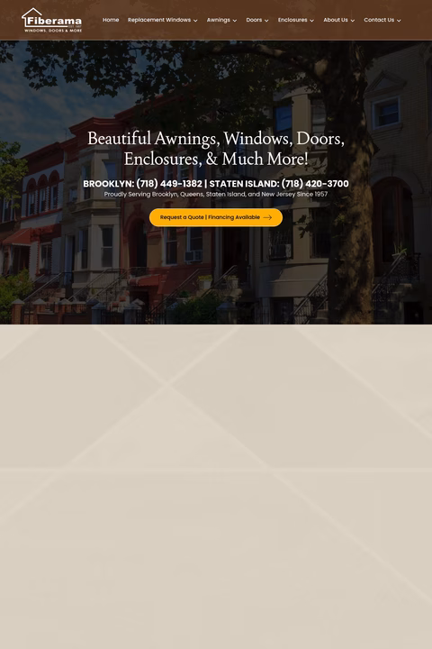 Fiberama Homepage 1440px