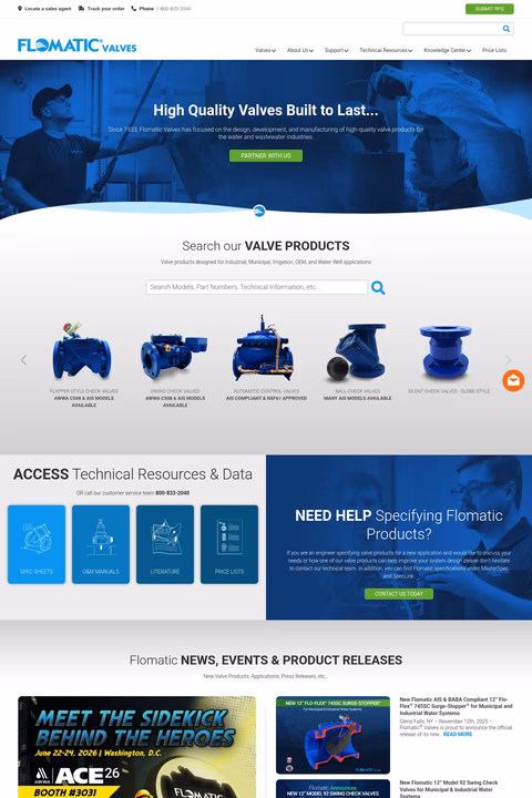 Flomatic-Valves Homepage 1440px