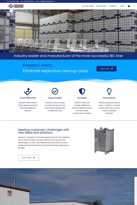 Freedom-Manufacturing Homepage 1440px
