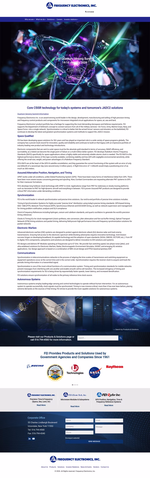 Frequency-Electronics Homepage 1440px