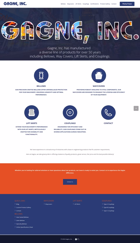 Gagne-Inc Homepage 1440px