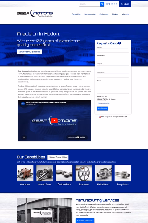 Gear-Motions Homepage 1440px