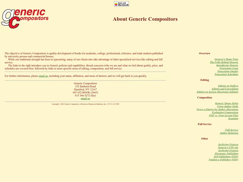 Generic-Compositors Homepage 1440px
