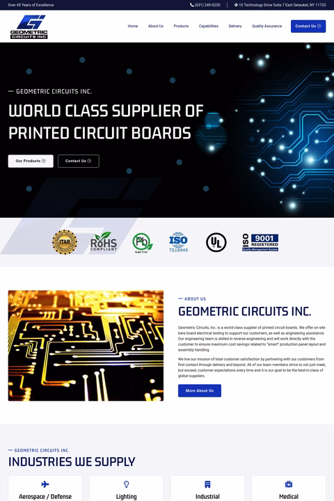 Geometric-Circuits Homepage 1440px