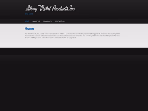Gray-Metal-Products Homepage 1440px