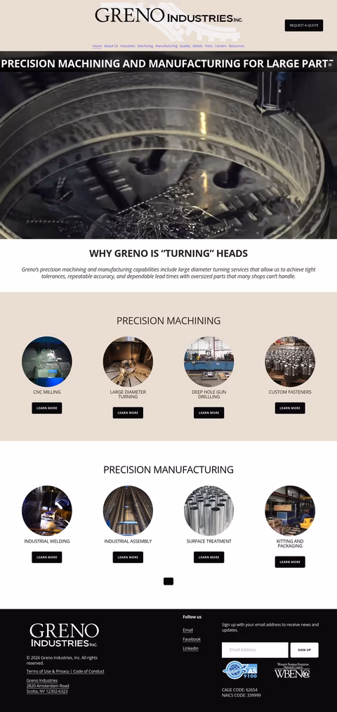 Greno-Industries Homepage 1440px