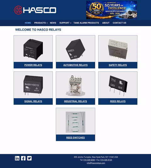 Hasco-Relays Homepage 1440px