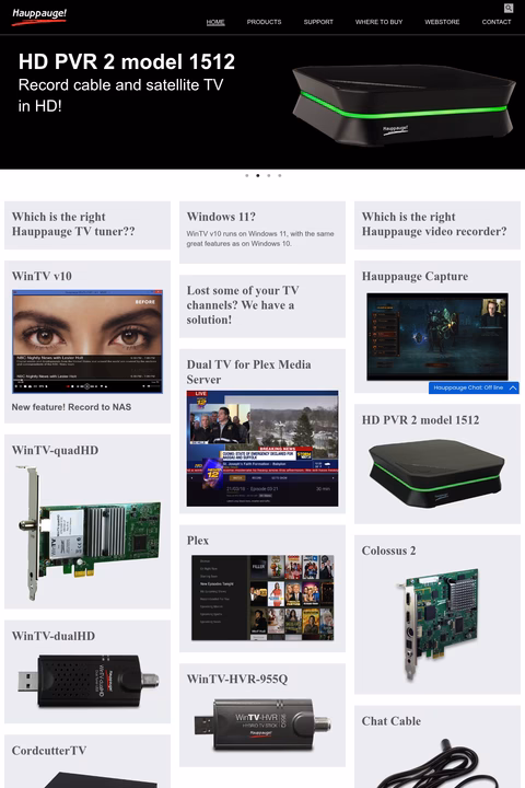 Hauppauge-Inc Homepage 1440px
