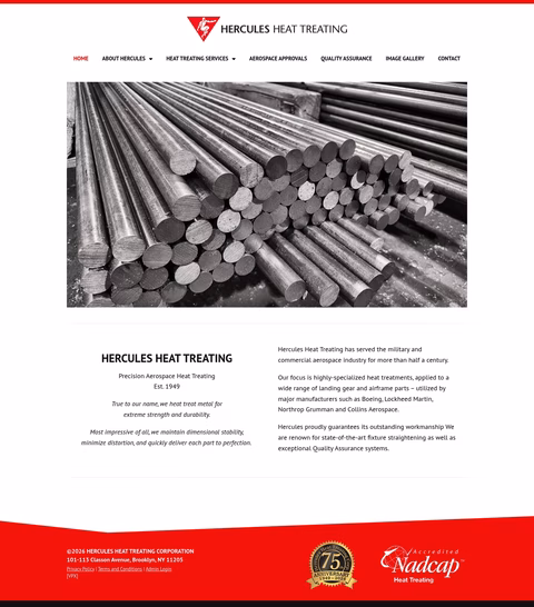 Hercules-Heat-Treating Homepage 1440px