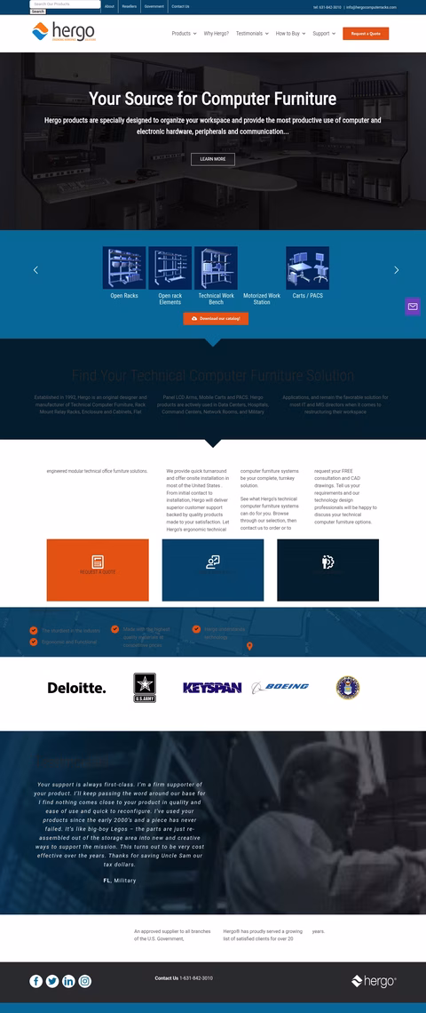 Hergo Homepage 1440px