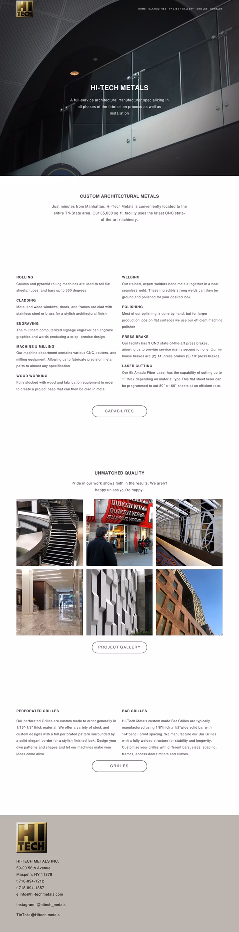 Hi-Tech-Metals Homepage 1440px