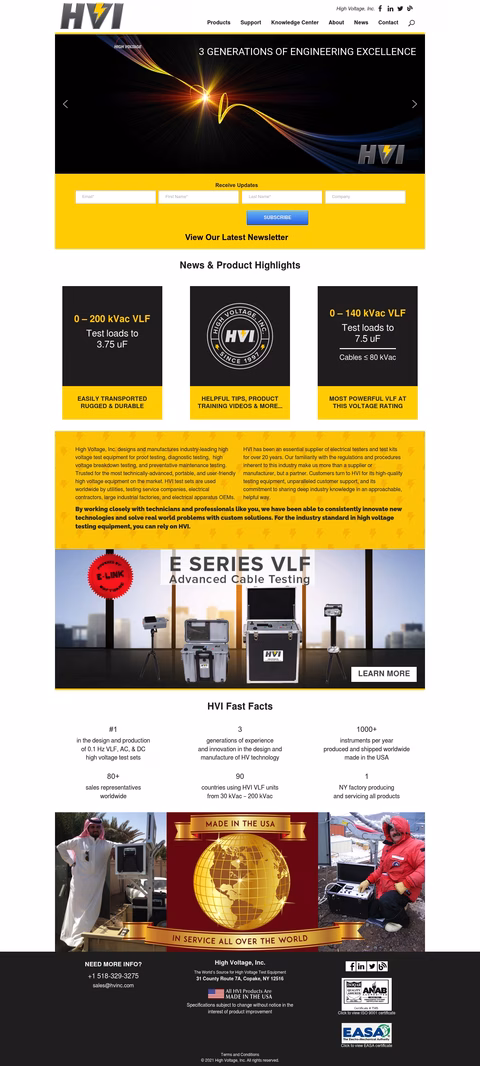 High-Voltage-Inc Homepage 1440px