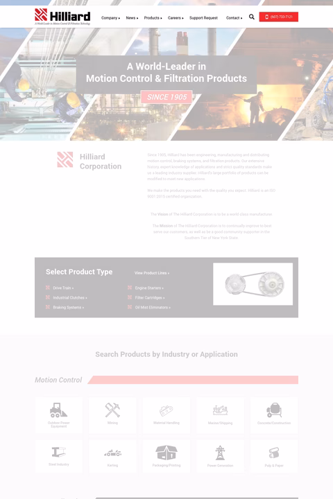 Hilliard Homepage 1440px