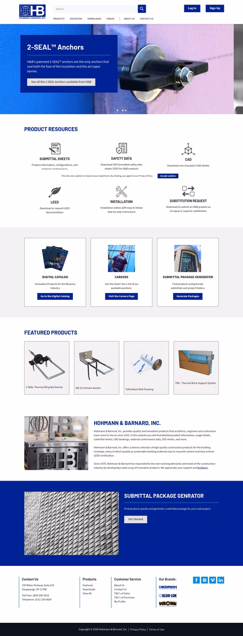 Hohmann-Barnard Homepage 1440px