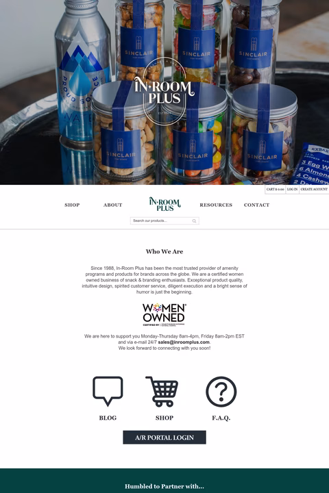 In-Room-Plus Homepage 1440px
