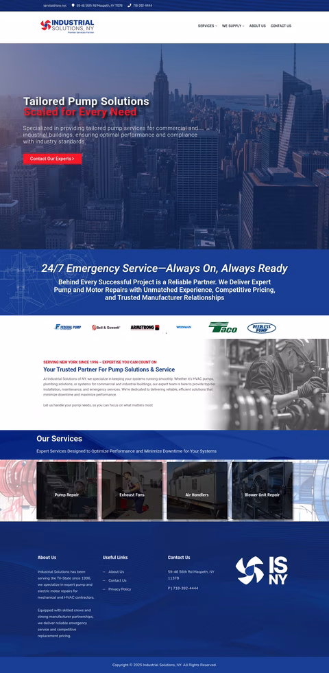 Industrial-Solutions Homepage 1440px