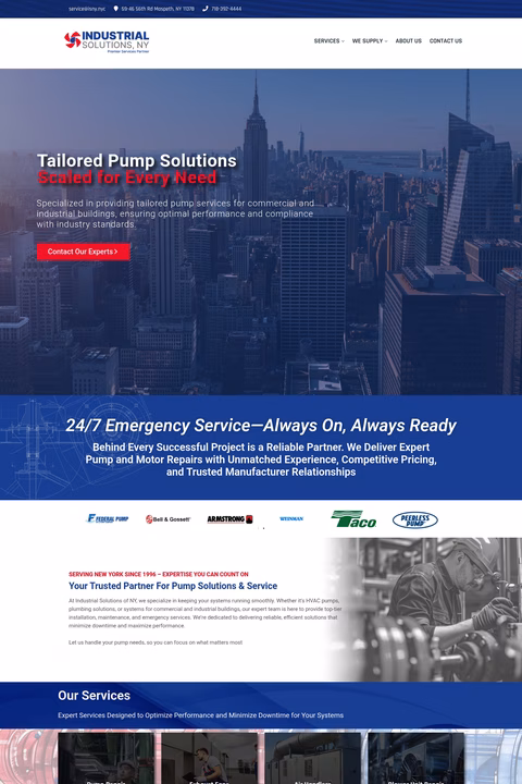 Industrial-Solutions Homepage 1440px