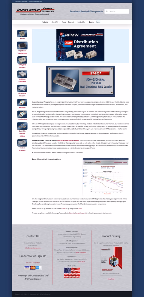 Innovative-Power-Products Homepage 1440px