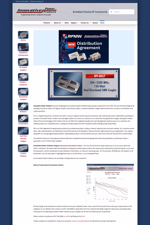 Innovative-Power-Products Homepage 1440px