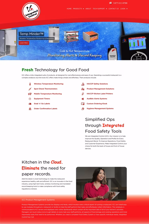 Integrated-Control Homepage 1440px