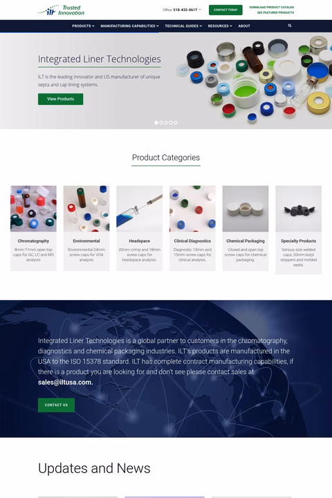 Integrated-Liner-Technologies Homepage 1440px
