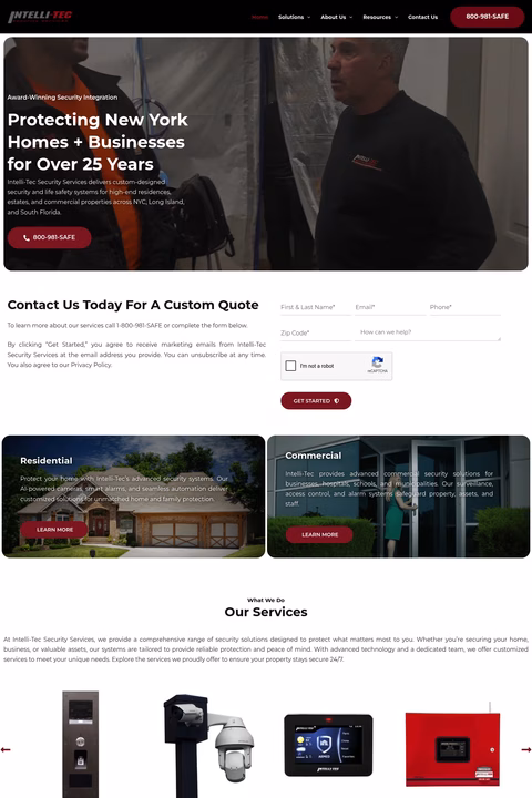 Intelli-Tec-Security-Services Homepage 1440px