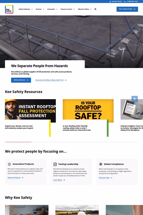 Kee-Safety Homepage 1440px