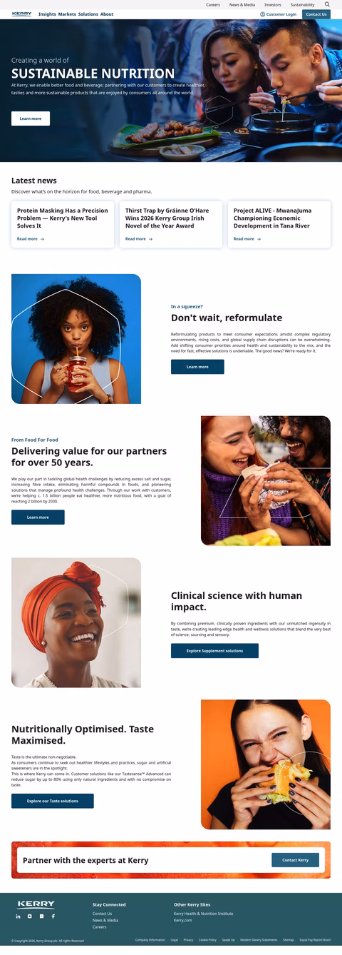 Kerry-Group Homepage 1440px