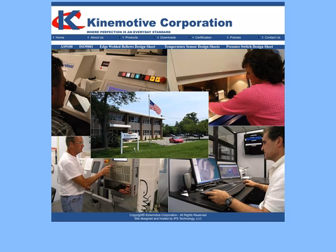 Kinemotive-Corporation Homepage 1440px