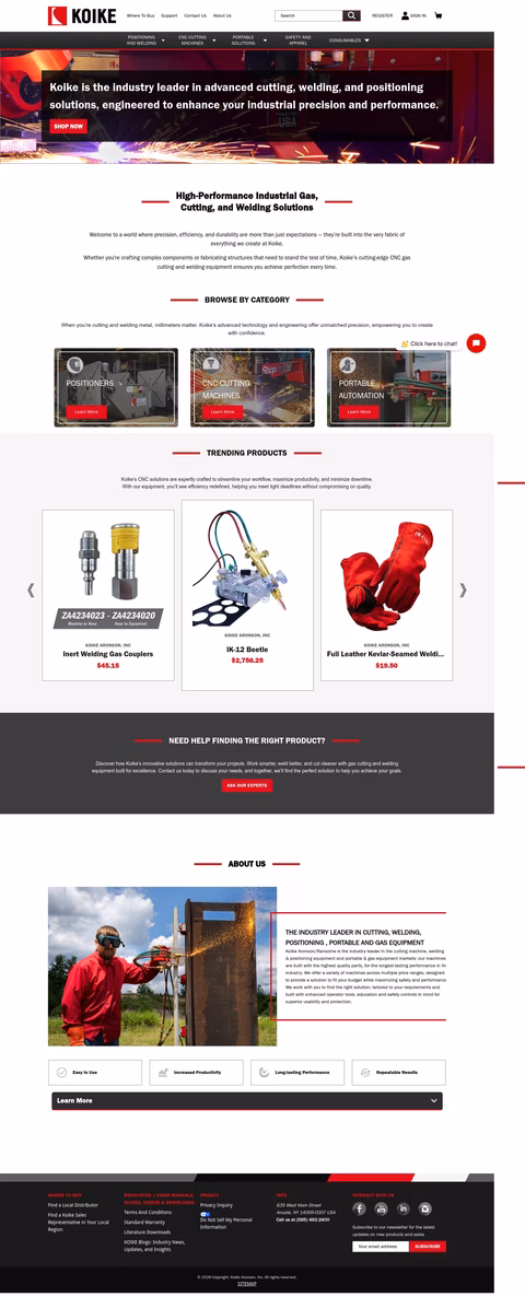 Koike-Aronson Homepage 1440px