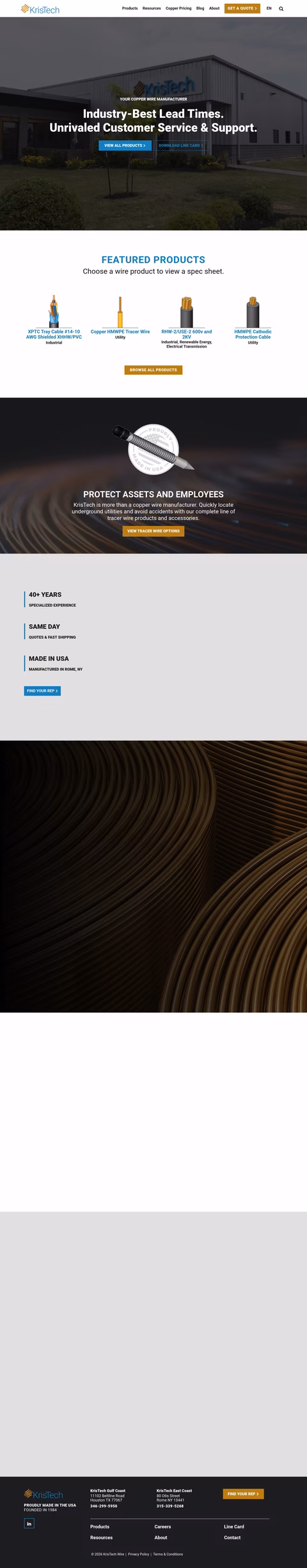 Kris-Tech-Wire Homepage 1440px