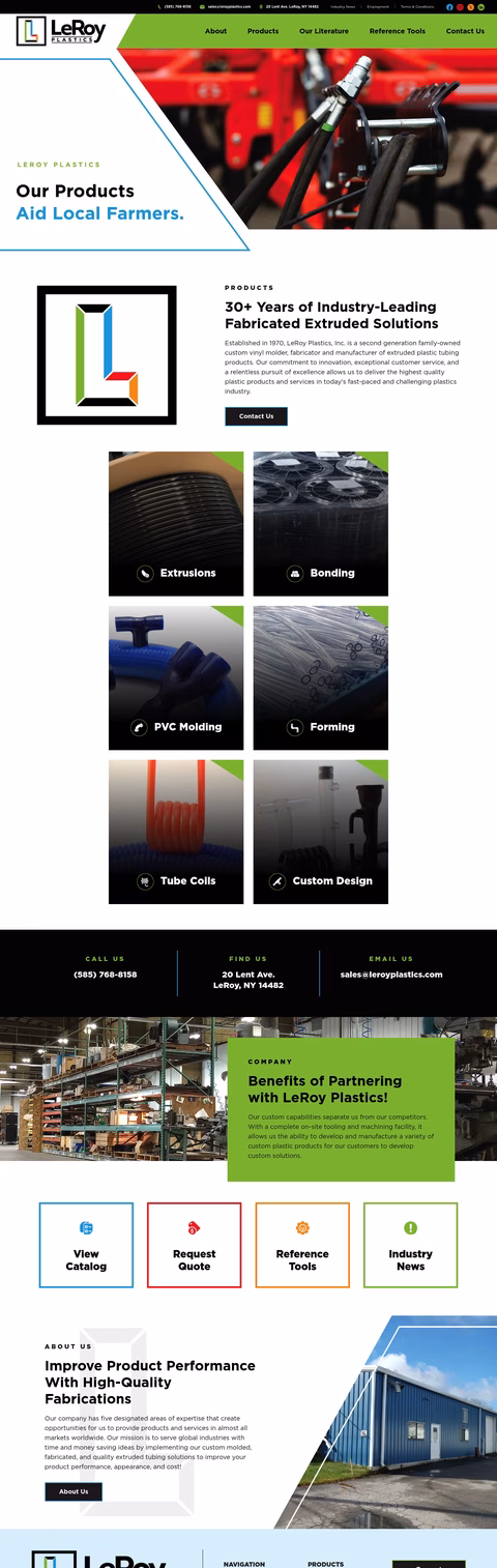 Leroy-Plastics Homepage 1440px