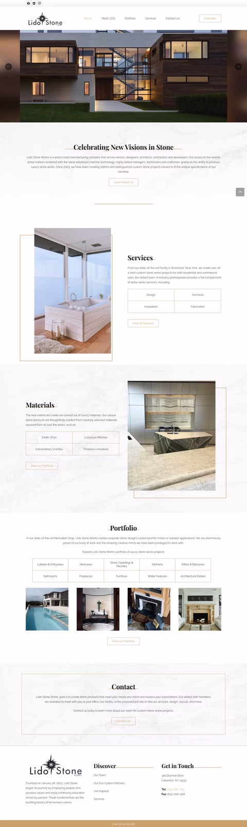 Lido-Stone-Works Homepage 1440px