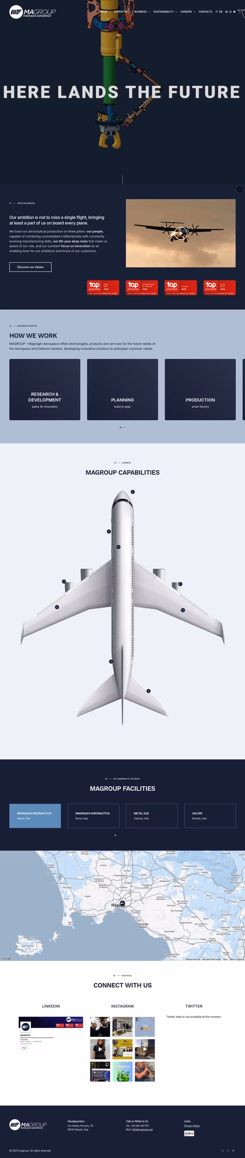 Magnaghi-Aerospace Homepage 1440px