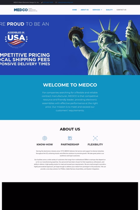 Medco-Manufacturing Homepage 1440px